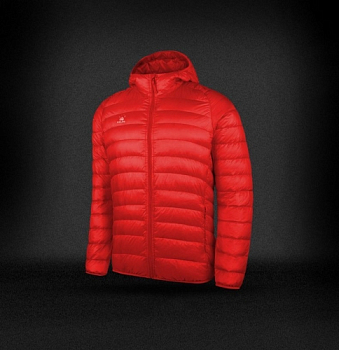 Пуховик KELME Premium light down hooded jacket