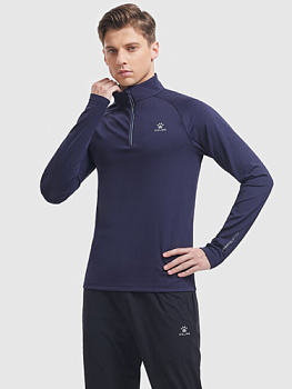 Лонгслив KELME Half placket long sleeve T-shirt