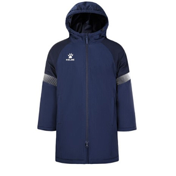 Детская куртка демисезонная KELME Children's hooded long cotton jacket