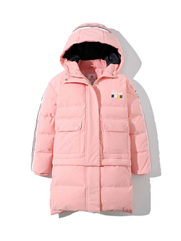 Пуховик KELME Girls' thick mid-length down jacket