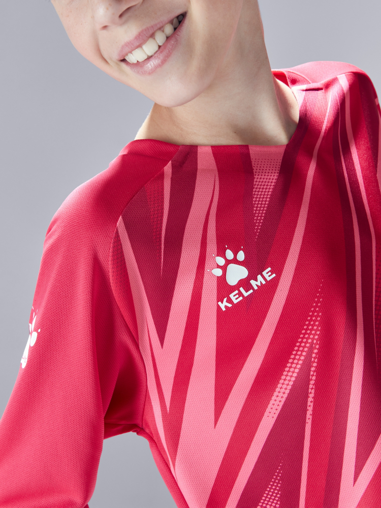 Детская вратарская форма KELME Long Sleeve Goalkeeper Suit Red