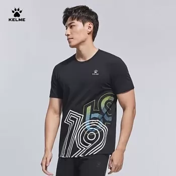 Футболка KELME round neck short sleeve T-shirt